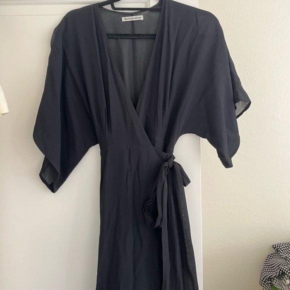 Reformation Winslow Dress black - Picture 3 of 8